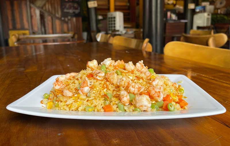 Fried Rice with Shrimps